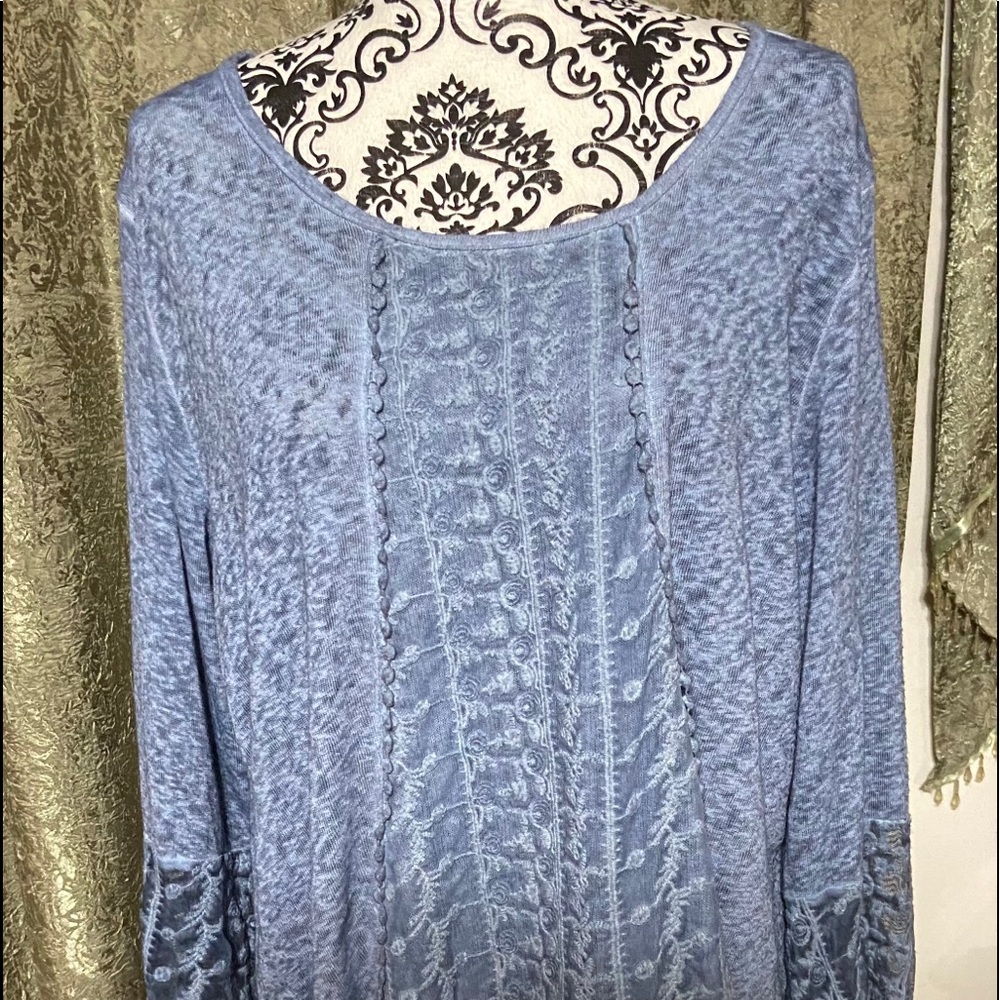Blue winter tunic